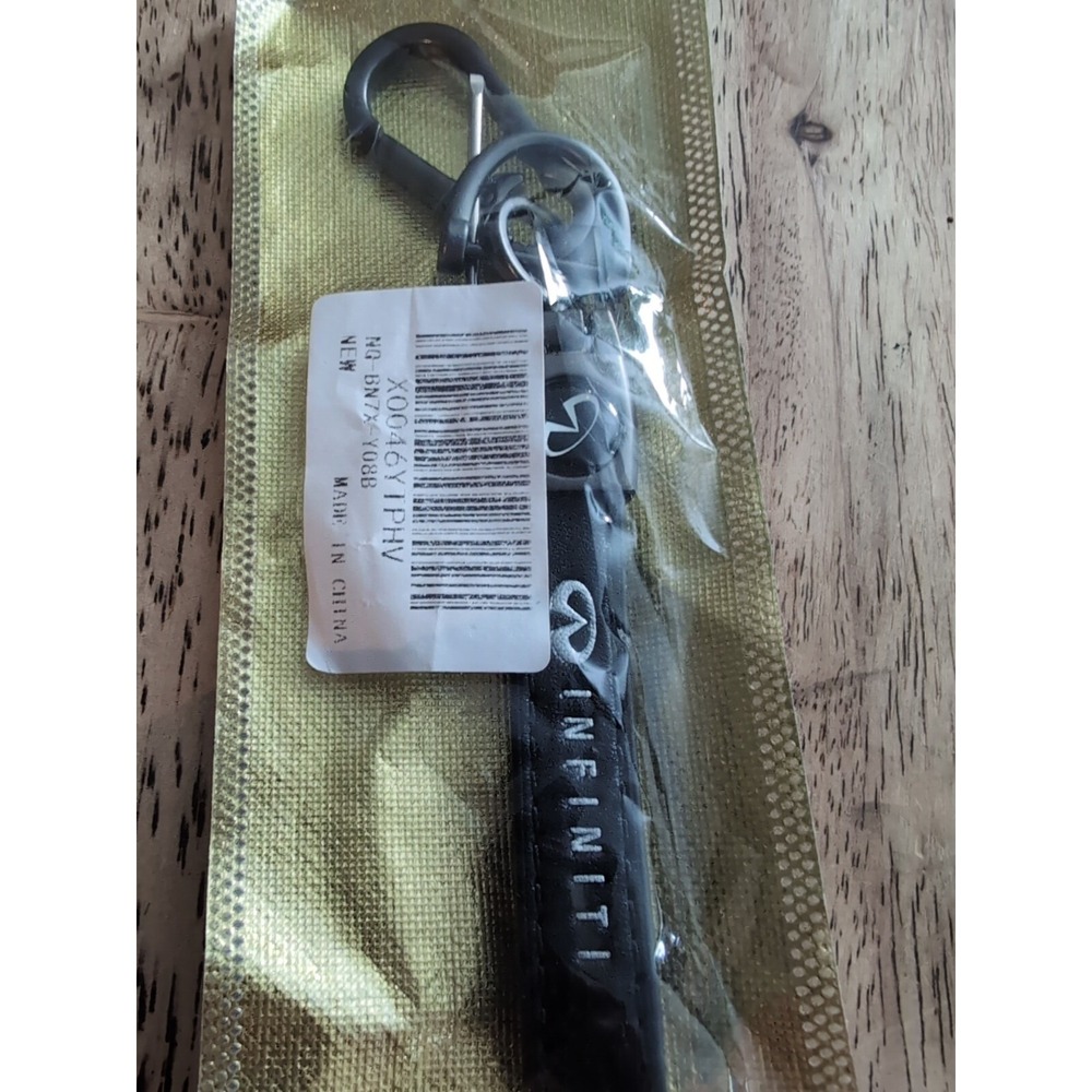 Infinity Leather  Keychain - Picture 2 of 3